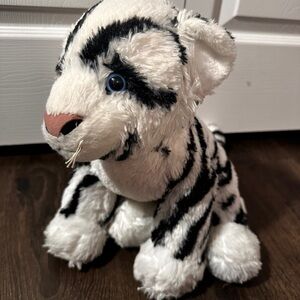 Build A bear BAB White Siberian Tiger vintage plush stuffed animal
